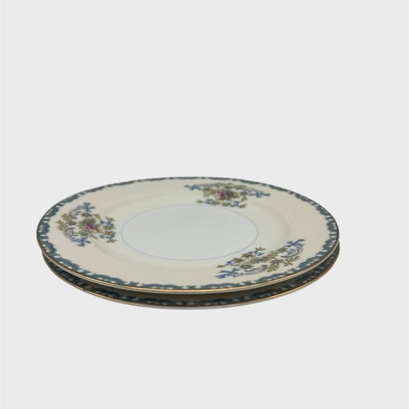 Empress China EMP47 2 Bread & Butter Plates Japan Hand Painted Floral 6.25" - Picture 7 of 7